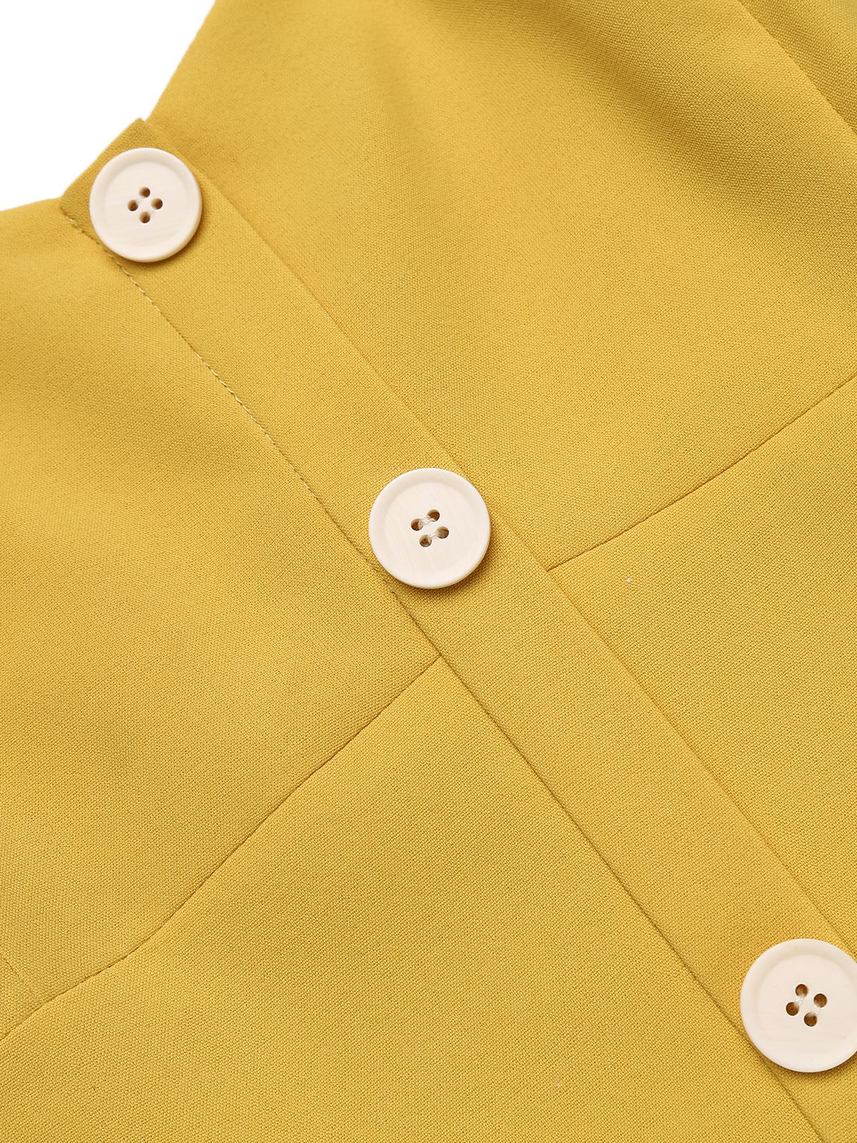 Yellow 1950s Romper & White Floral Skirt