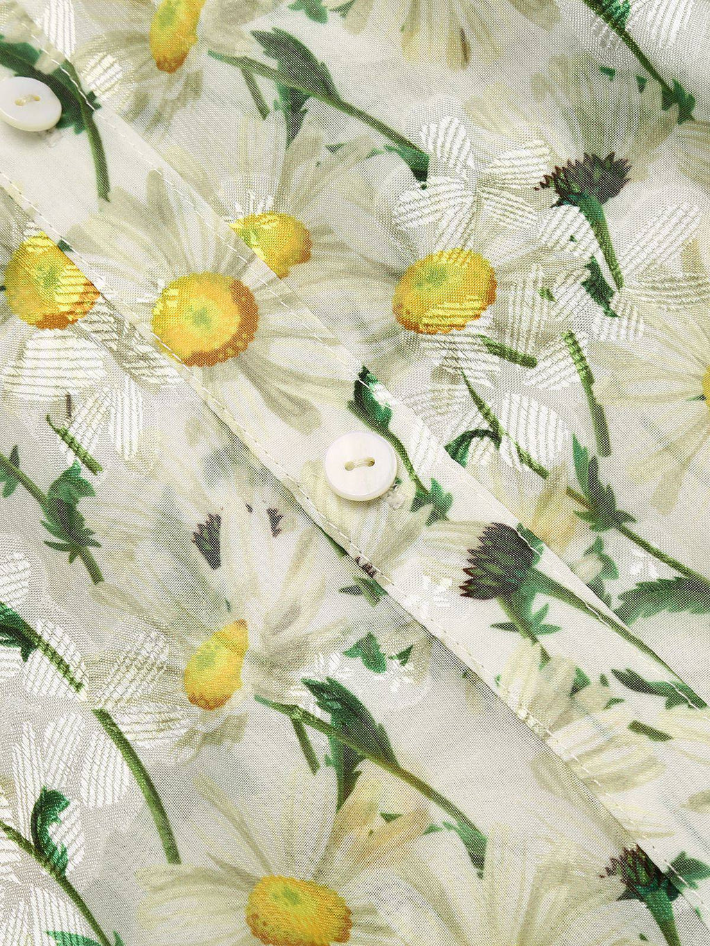 Yellow 1950s Romper & White Floral Skirt